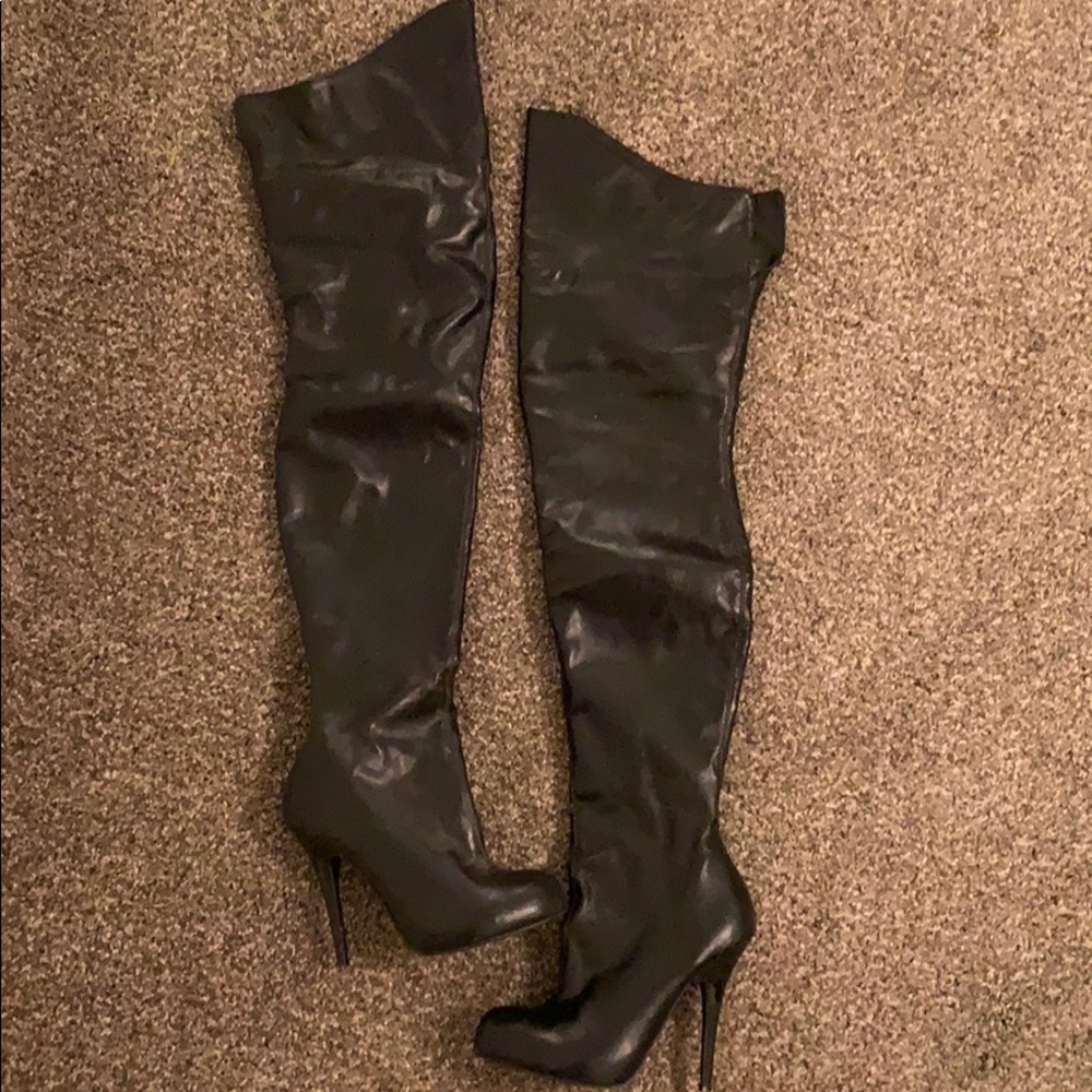 Diba Over the knee black boots